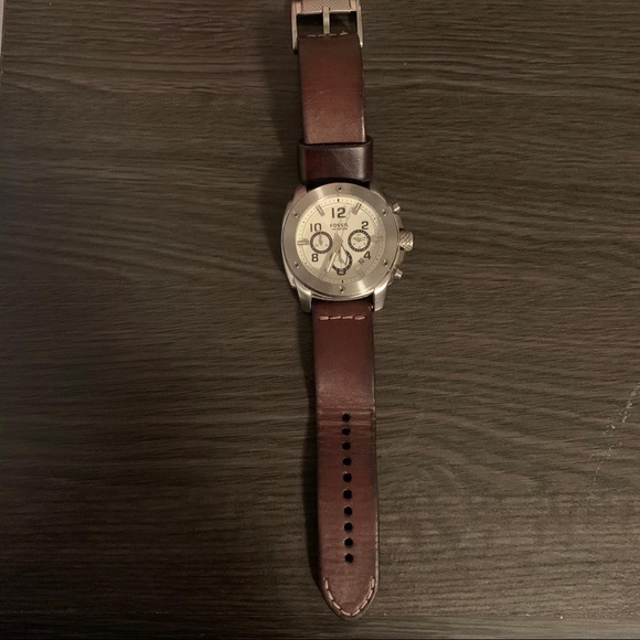 FOSSIL mens - Modern machine chrono leather watch - Picture 3 of 4